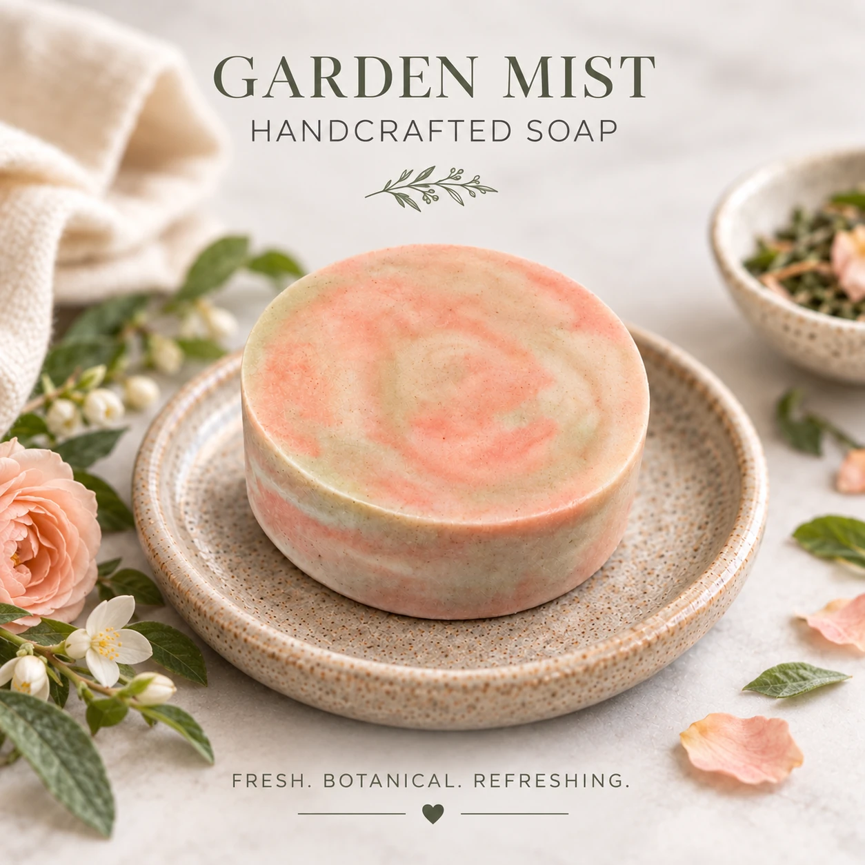 Garden Mist handcrafted soap