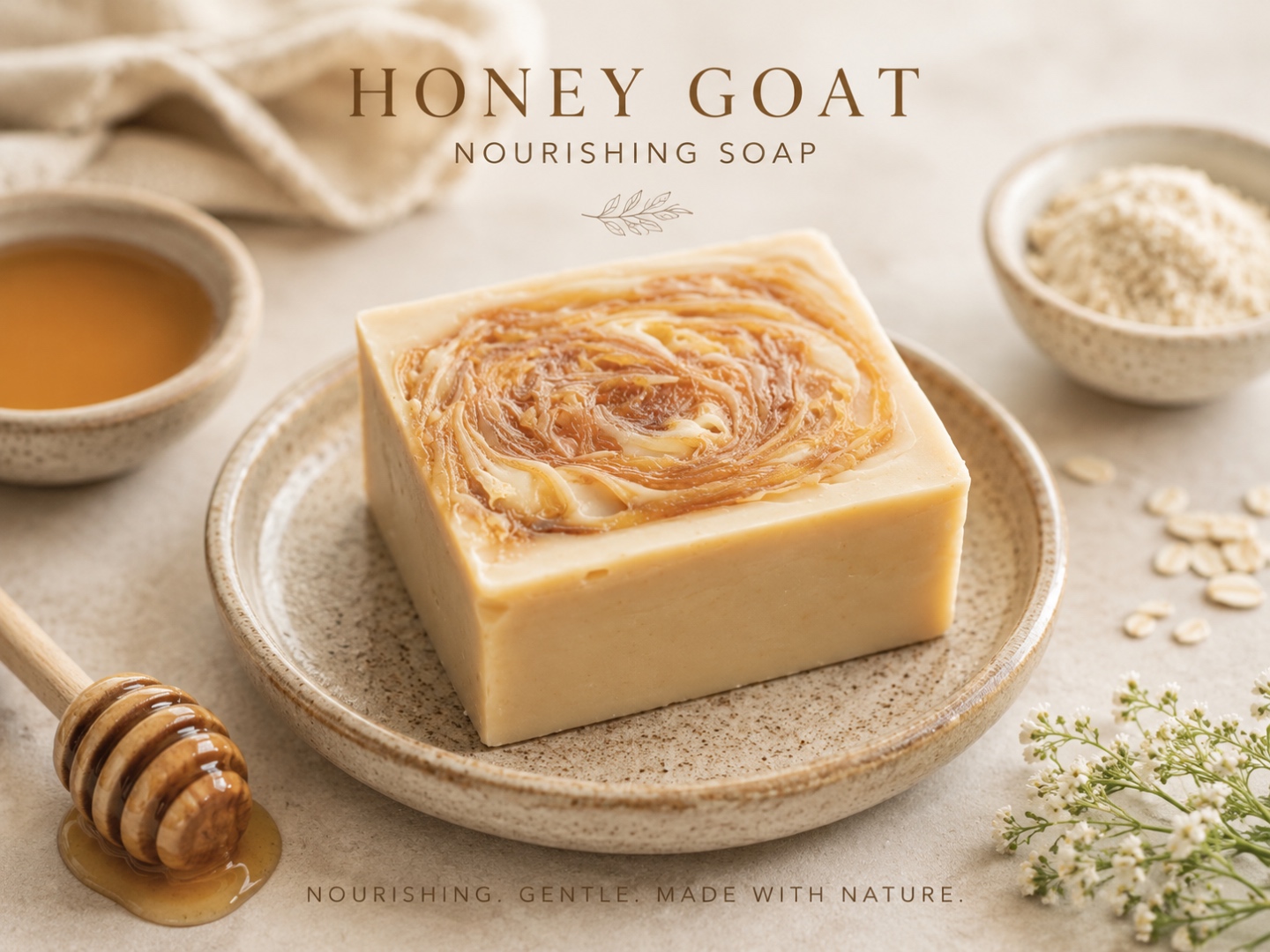 Honey Goat Milk soap bar